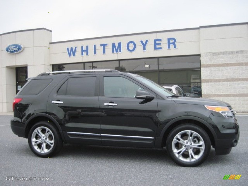 2011 Explorer Limited 4WD - Tuxedo Black Metallic / Charcoal Black photo #1