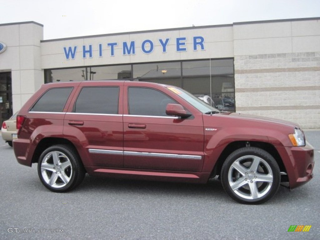 2007 Grand Cherokee SRT8 4x4 - Red Rock Crystal Pearl / Medium Slate Gray photo #1