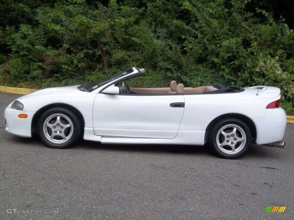Northstar White 1998 Mitsubishi Eclipse Spyder GS Exterior Photo #54380232