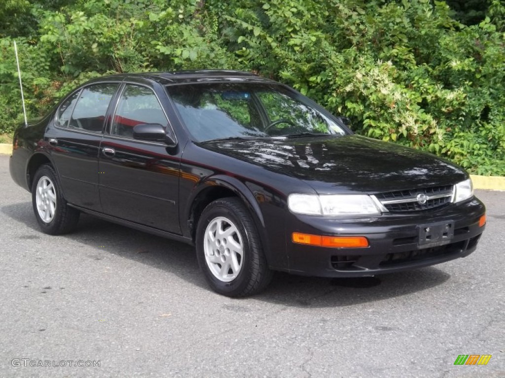 Super Black 1998 Nissan Maxima GLE Exterior Photo #54380427