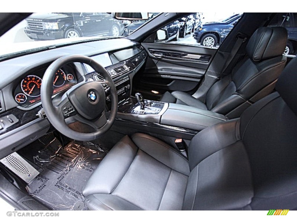 2012 7 Series 750i Sedan - Alpine White / Black photo #8