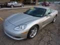Machine Silver 2005 Chevrolet Corvette Coupe Exterior