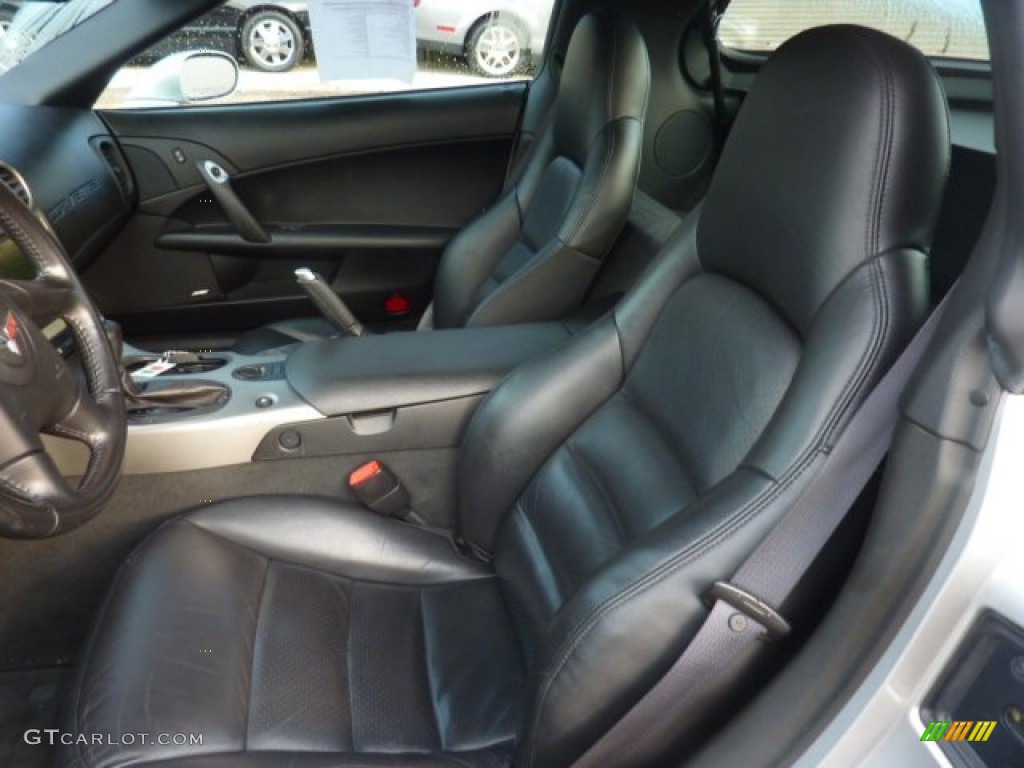Ebony Interior 2005 Chevrolet Corvette Coupe Photo #54380733