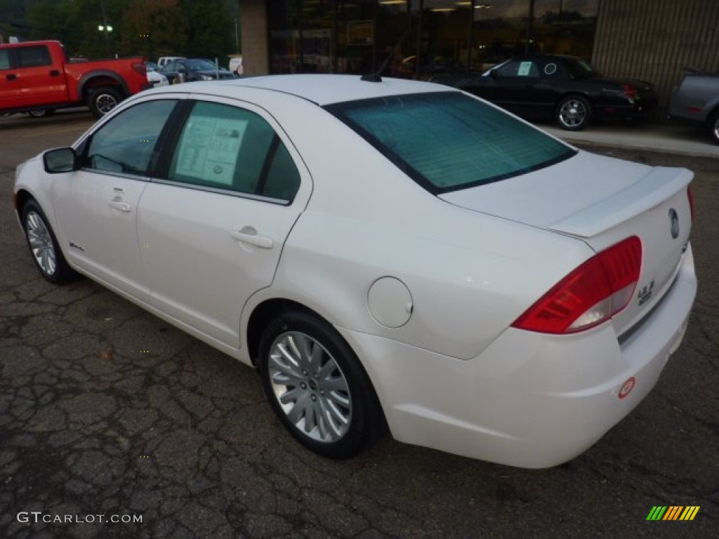White Platinum Metallic Tri-Coat 2010 Mercury Milan Hybrid Premier Exterior Photo #54380994
