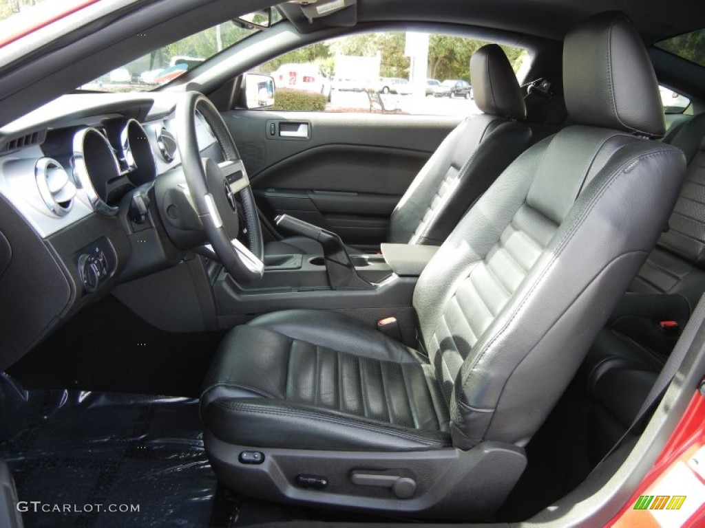 Dark Charcoal Interior 2008 Ford Mustang GT Premium Coupe Photo #54381166
