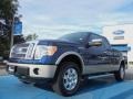 Dark Blue Pearl Metallic 2010 Ford F150 Lariat SuperCab 4x4