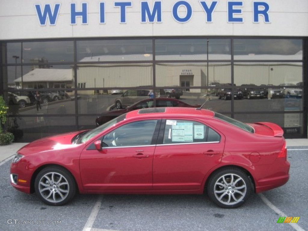 Red Candy Metallic Ford Fusion