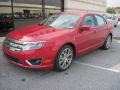 2012 Red Candy Metallic Ford Fusion SEL  photo #2