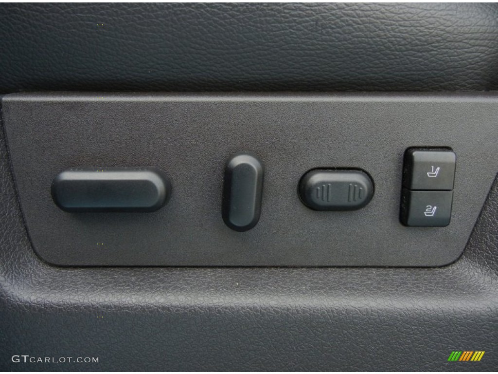 2010 F150 Lariat SuperCab 4x4 - Dark Blue Pearl Metallic / Black photo #14