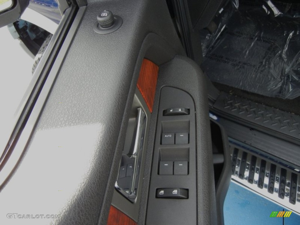 2010 F150 Lariat SuperCab 4x4 - Dark Blue Pearl Metallic / Black photo #15
