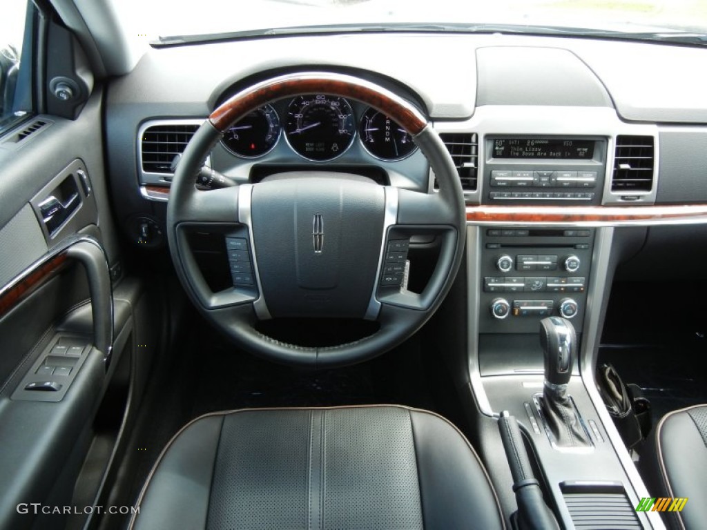 2012 Lincoln MKZ FWD Dark Charcoal Dashboard Photo #54382243