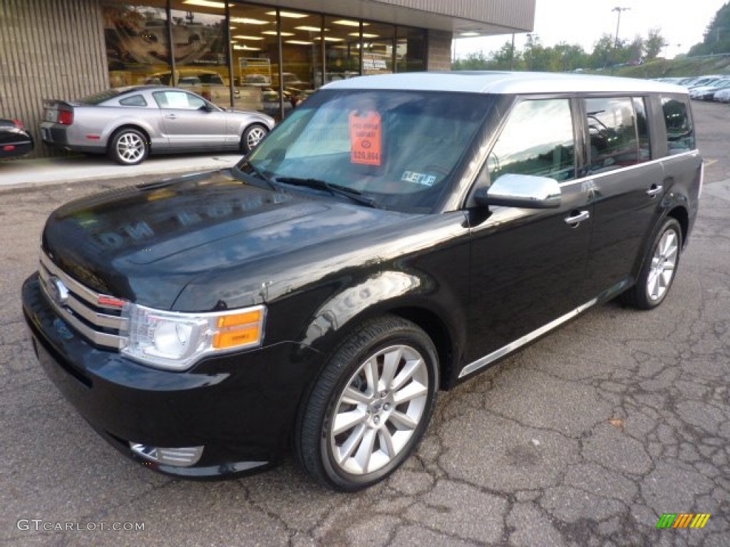 2010 Flex Limited AWD - Tuxedo Black / Medium Light Stone photo #8