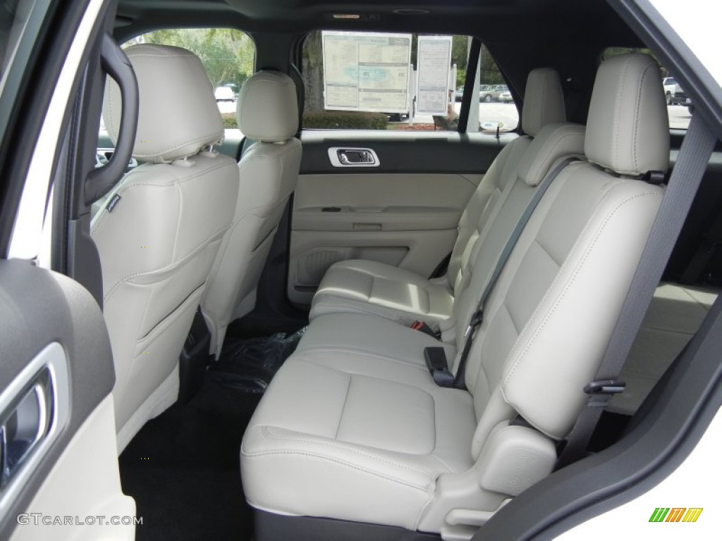 Medium Light Stone Interior 2012 Ford Explorer XLT EcoBoost Photo #54382345