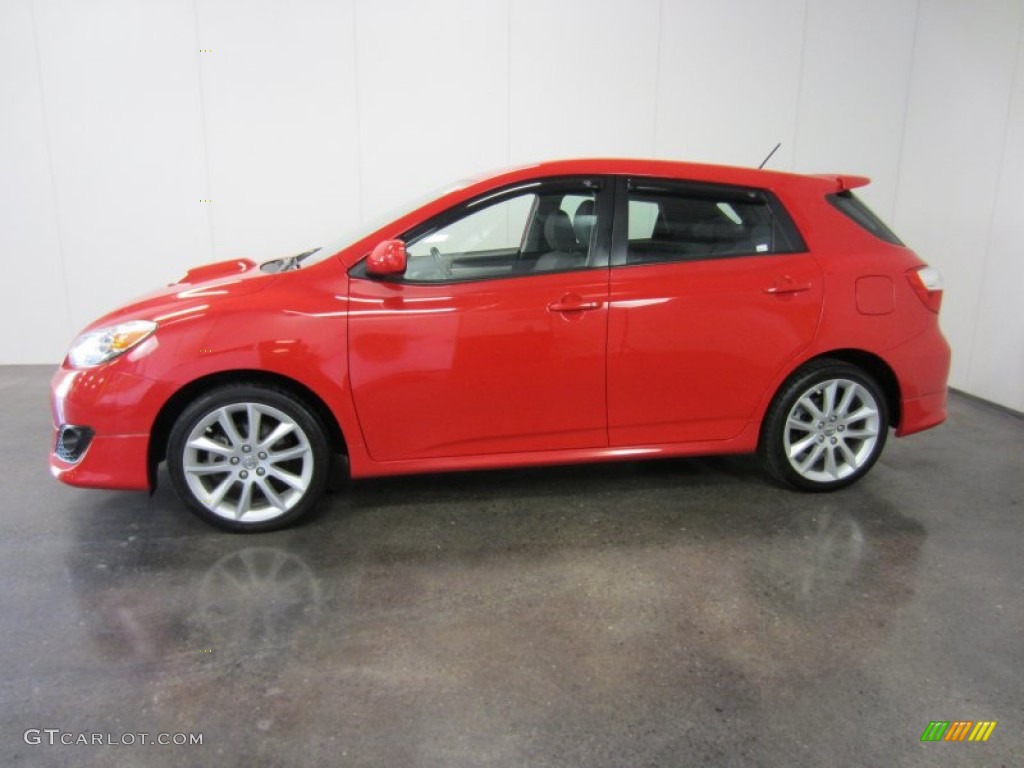 Radiant Red 2010 Toyota Matrix XRS Exterior Photo #54382748