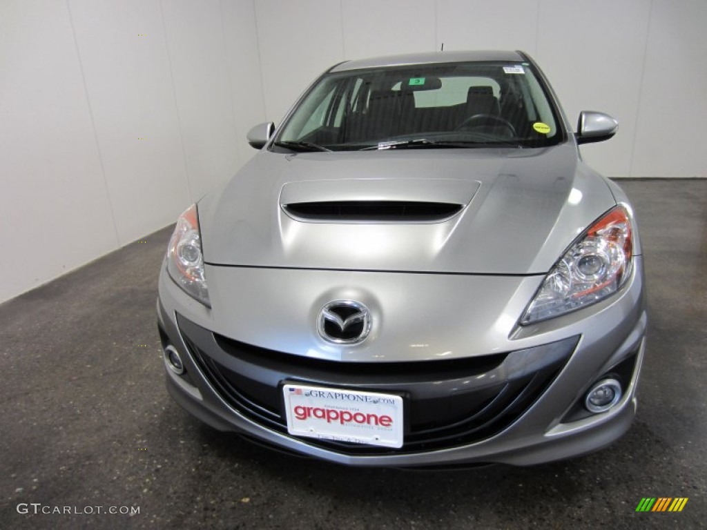 2011 MAZDA3 MAZDASPEED3 - Liquid Silver Metallic / Black photo #2