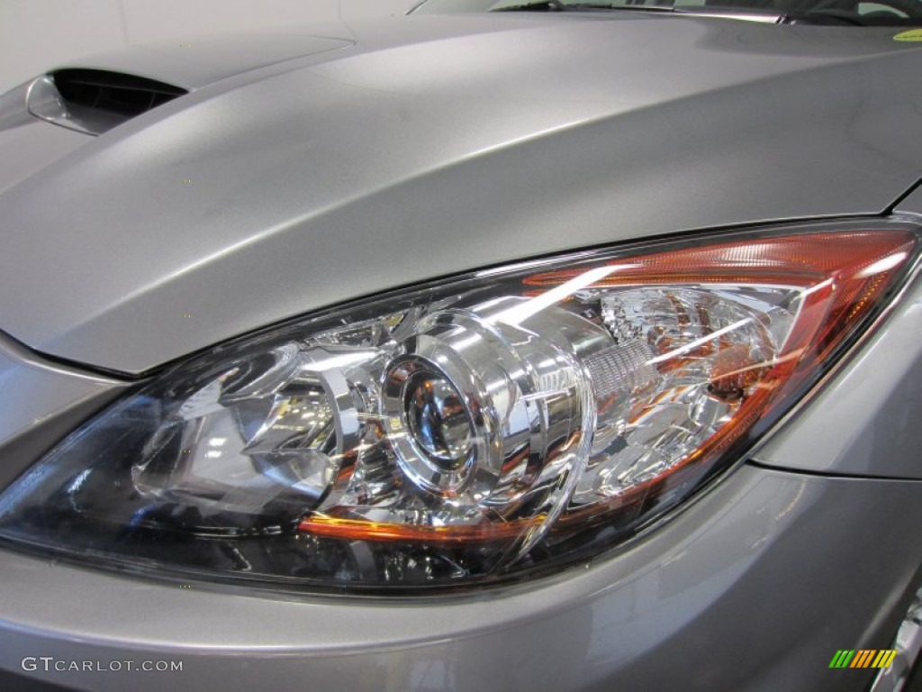 2011 MAZDA3 MAZDASPEED3 - Liquid Silver Metallic / Black photo #4