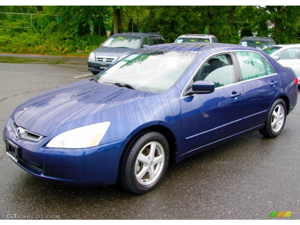 2005 Accord EX Sedan - Sapphire Blue Pearl / Gray photo #1