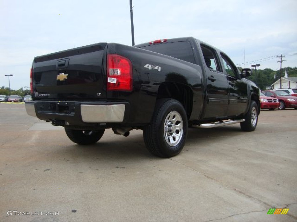 2009 Silverado 1500 LT Crew Cab 4x4 - Black / Ebony photo #3