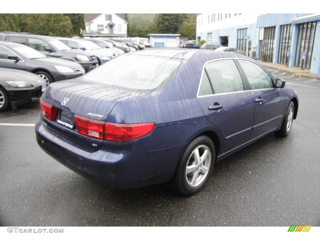 2005 Accord EX Sedan - Sapphire Blue Pearl / Gray photo #6