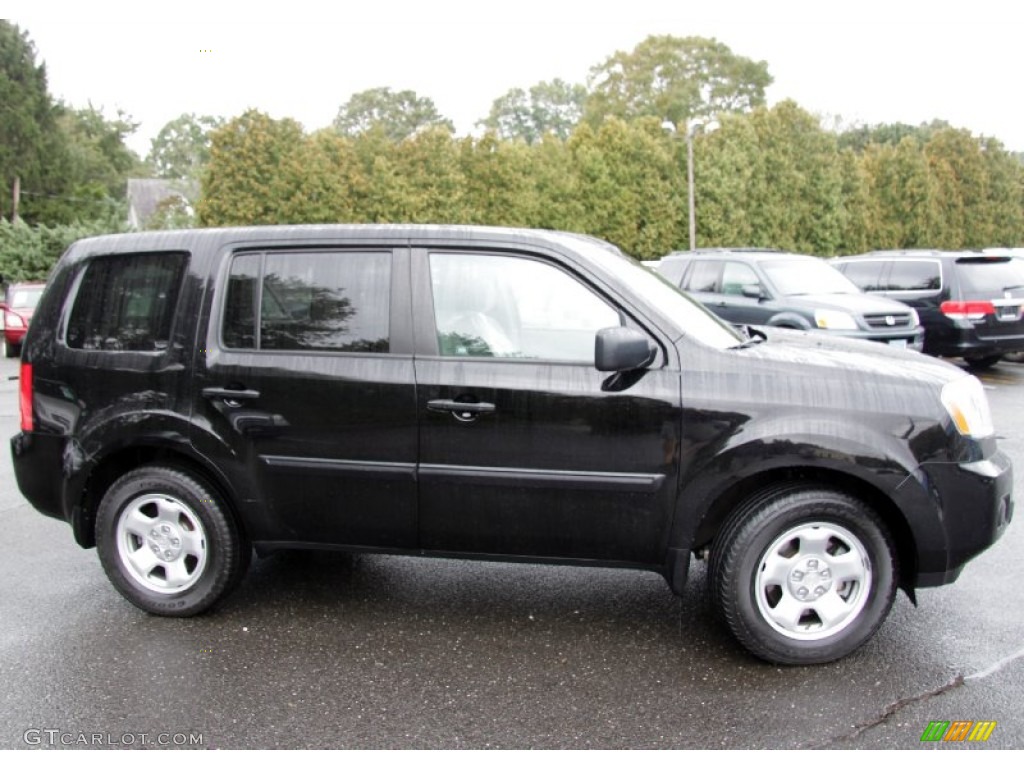 Formal Black 2009 Honda Pilot LX 4WD Exterior Photo #54385819