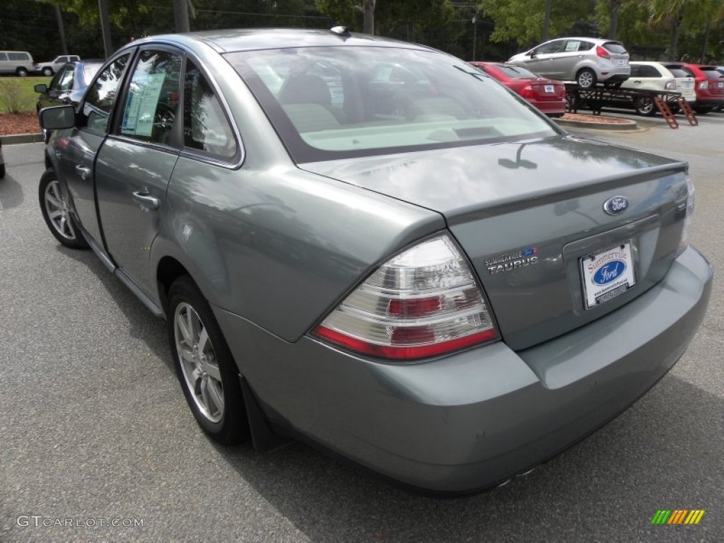 2008 Taurus SEL - Titanium Green Metallic / Medium Light Stone photo #16