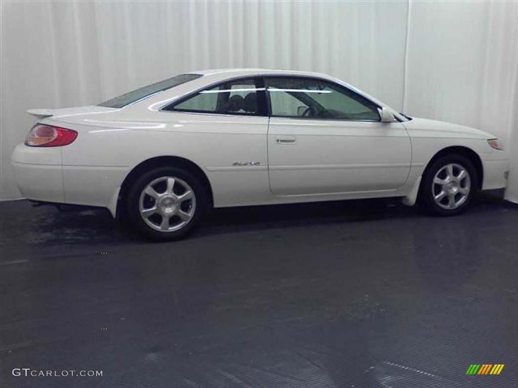 2003 Solara SLE V6 Coupe - Diamond White Pearl / Charcoal photo #9