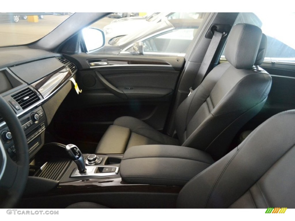 Black Interior 2012 BMW X6 xDrive35i Photo #54389827