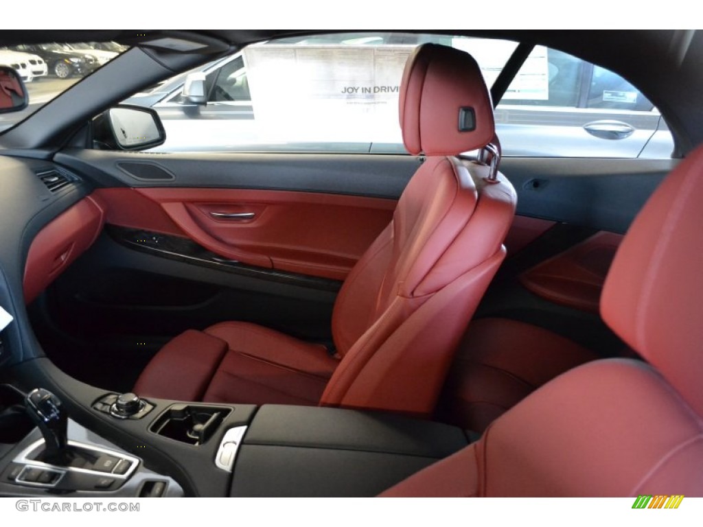 2012 6 Series 650i Convertible - Jet Black / Vermillion Red Nappa Leather photo #5