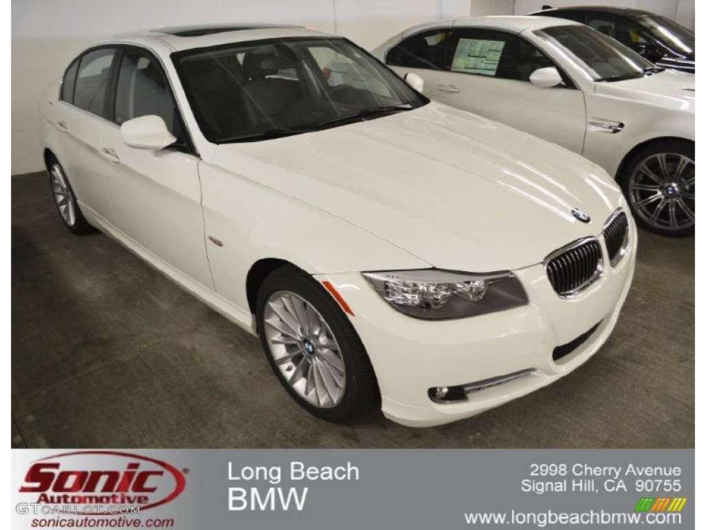 2011 3 Series 335d Sedan - Alpine White / Black Dakota Leather photo #1