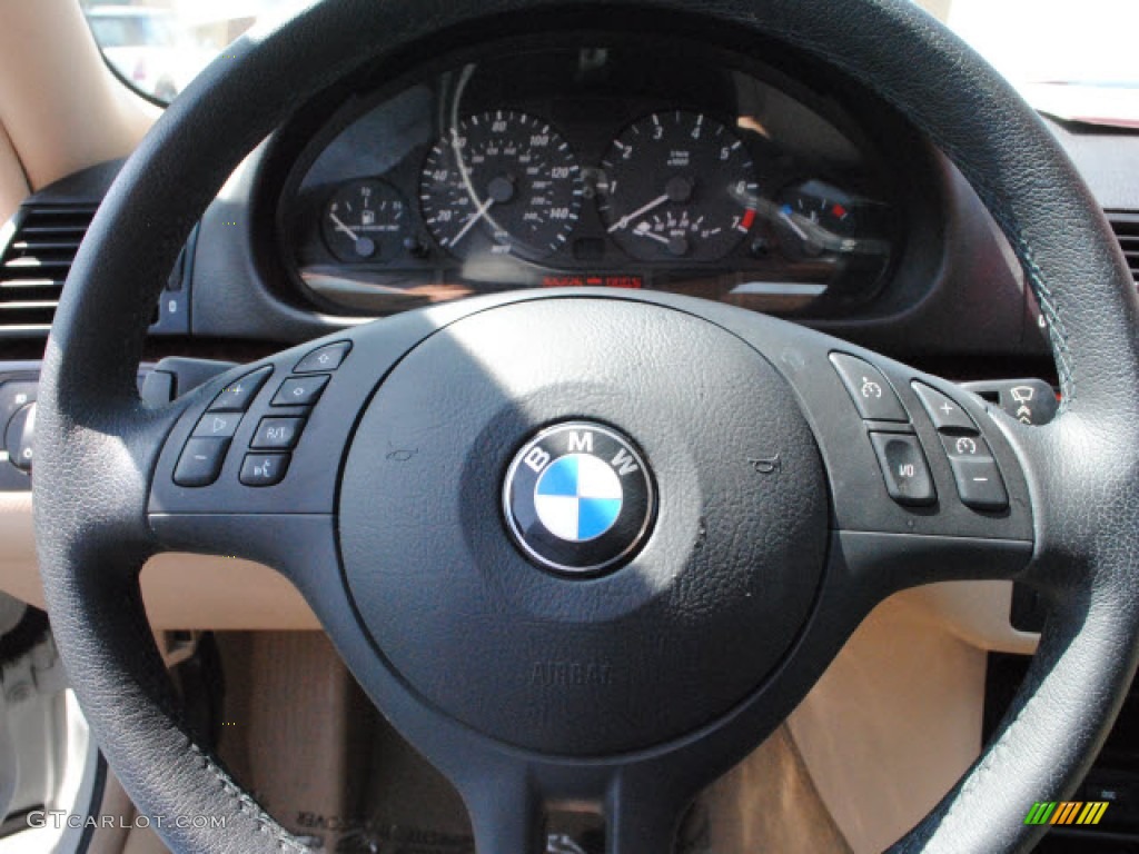 2006 3 Series 325i Coupe - Alpine White / Sand photo #19