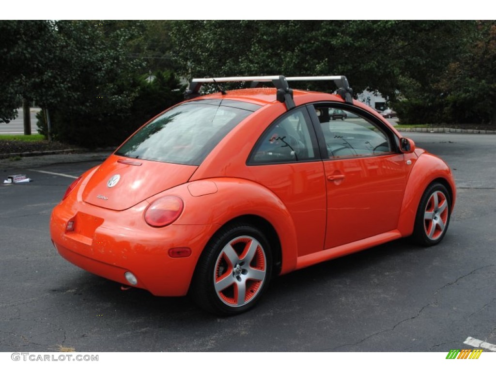 2002 New Beetle Special Edition Snap Orange Color Concept Coupe - Snap Orange / Black/Orange photo #5