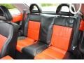 Black/Orange 2002 Volkswagen New Beetle Special Edition Snap Orange Color Concept Coupe Interior Color