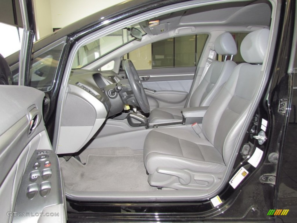 Black Interior 2010 Honda Civic EX-L Sedan Photo #54395275