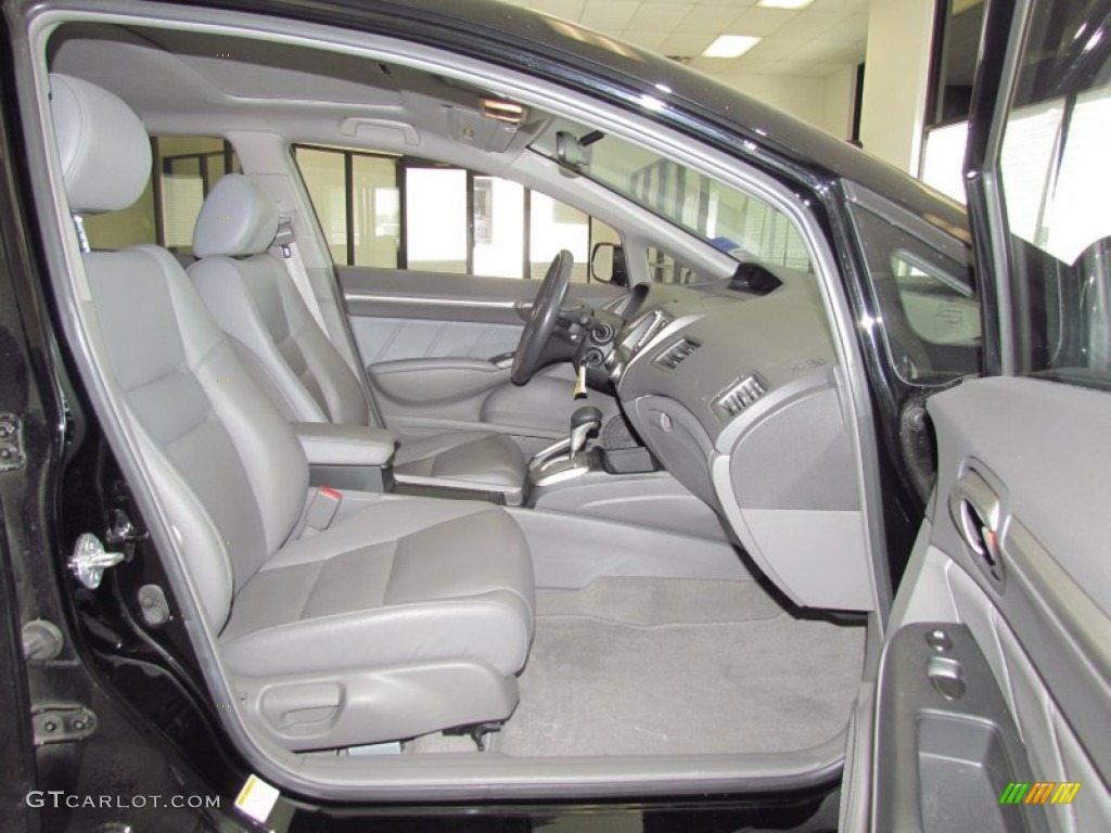 Black Interior 2010 Honda Civic EX-L Sedan Photo #54395284