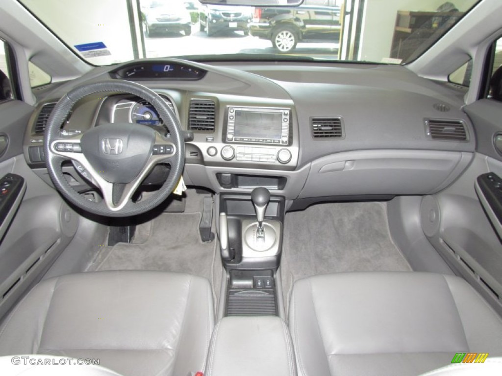 2010 Honda Civic EX-L Sedan Black Dashboard Photo #54395323