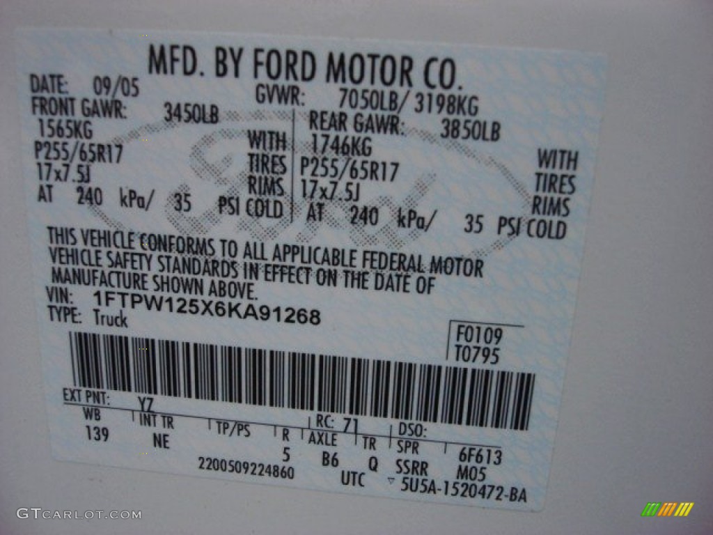2006 F150 XLT SuperCrew - Oxford White / Medium/Dark Flint photo #20