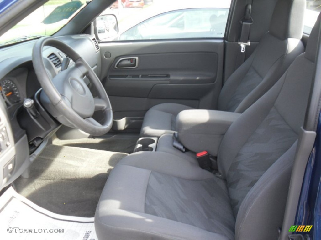 Medium Dark Pewter Interior 2005 Chevrolet Colorado LS Regular Cab 4x4 Photo #54396407