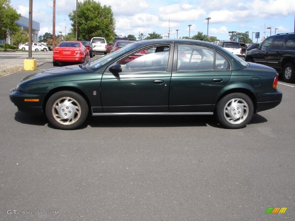 1997 S Series SL2 Sedan - Dark Green / Tan photo #9