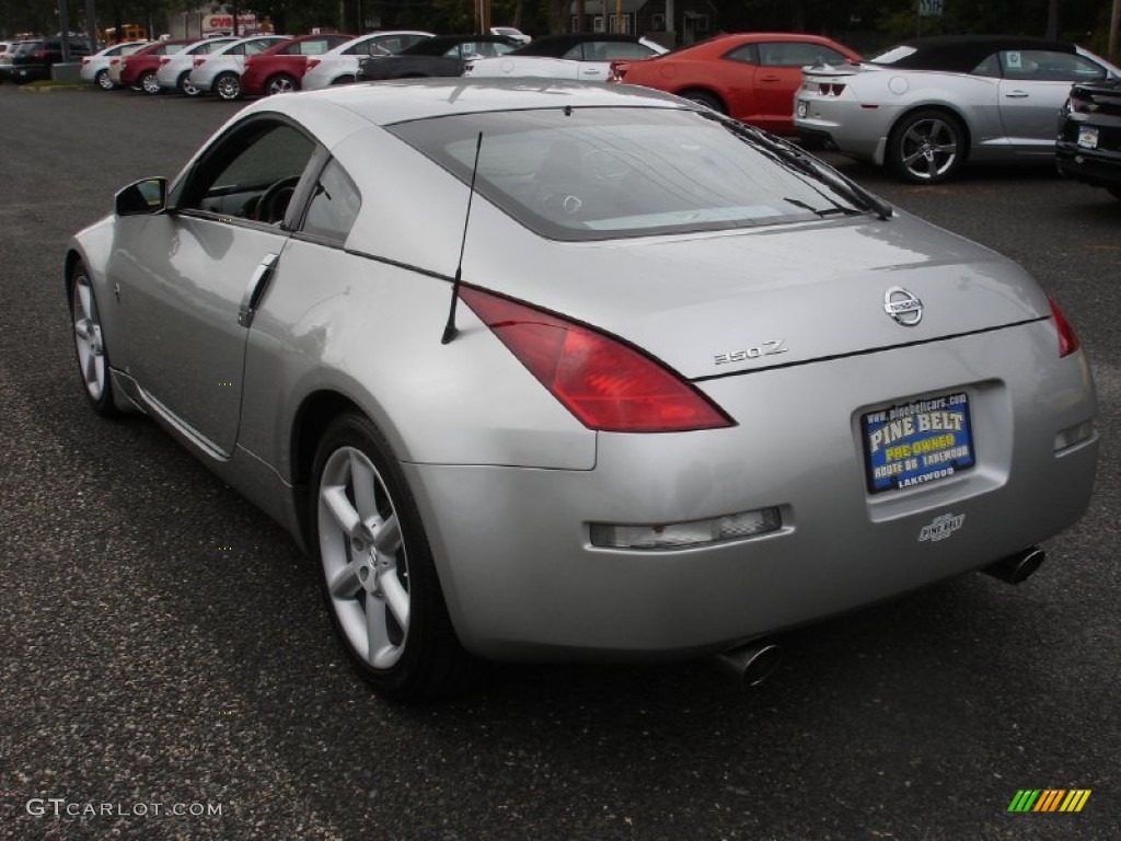 2005 350Z Enthusiast Coupe - Chrome Silver Metallic / Charcoal photo #6