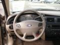 Medium Parchment 2002 Ford Taurus SES Steering Wheel