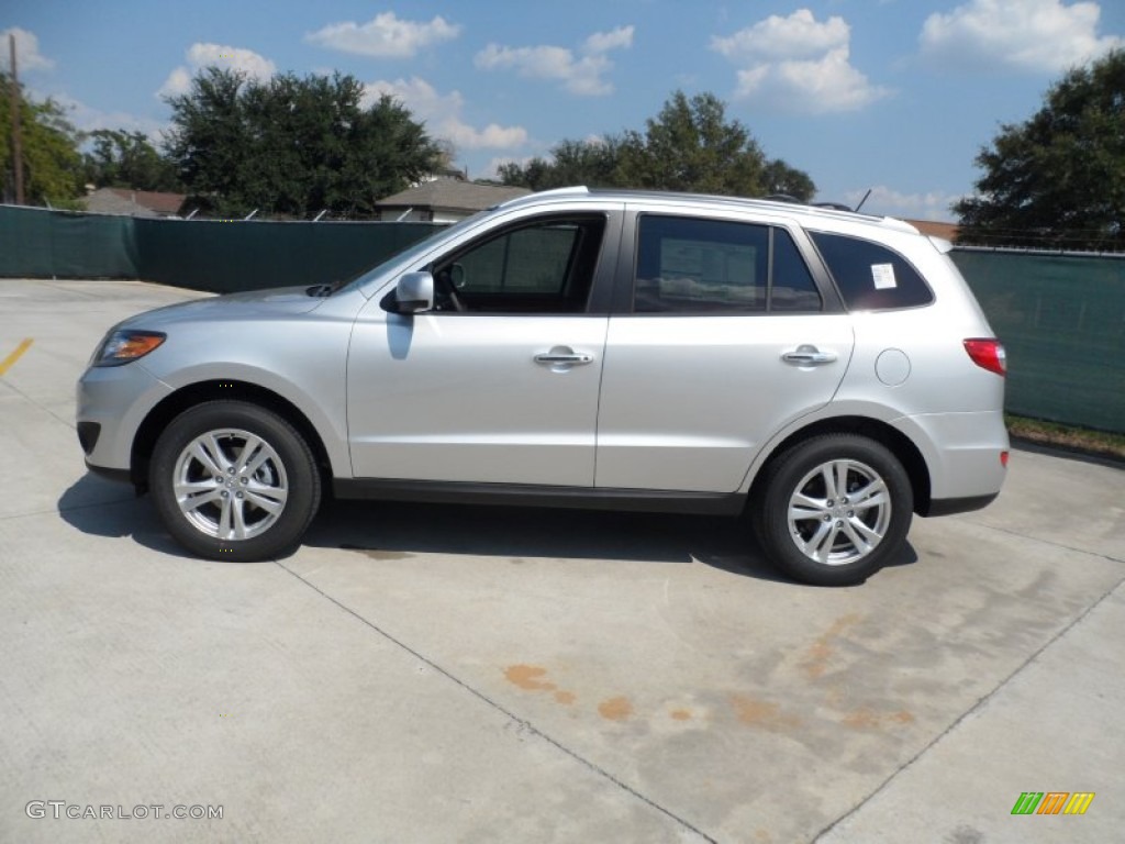 Moonstone Silver 2012 Hyundai Santa Fe Limited V6 Exterior Photo #54399215