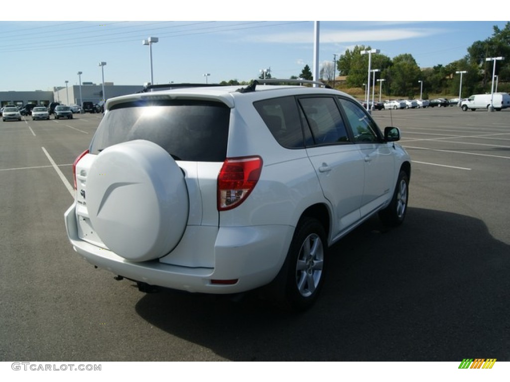 2007 RAV4 Limited - Super White / Ash Gray photo #2