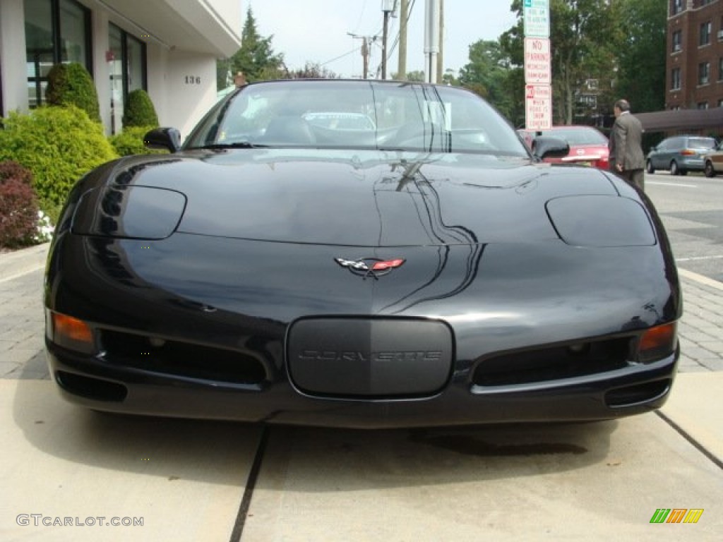 2004 Corvette Convertible - Black / Black photo #2