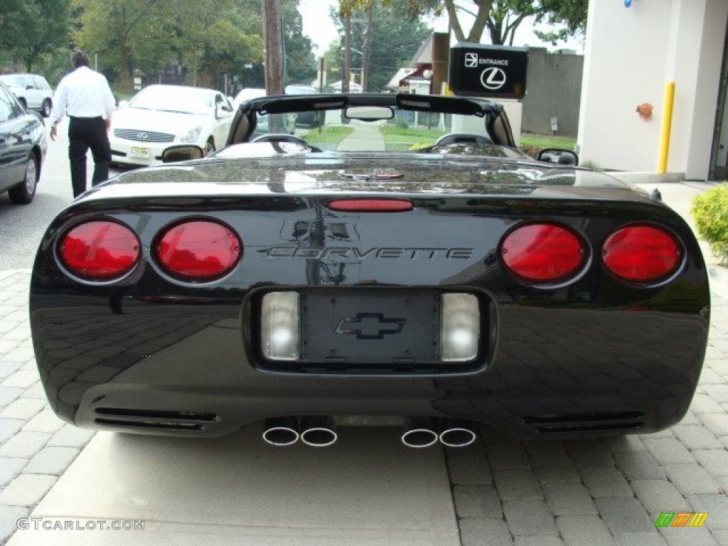 2004 Corvette Convertible - Black / Black photo #5