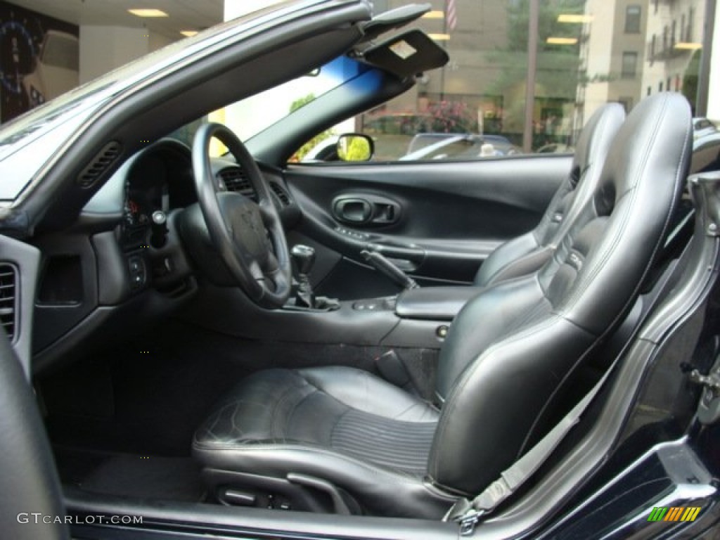 2004 Corvette Convertible - Black / Black photo #7