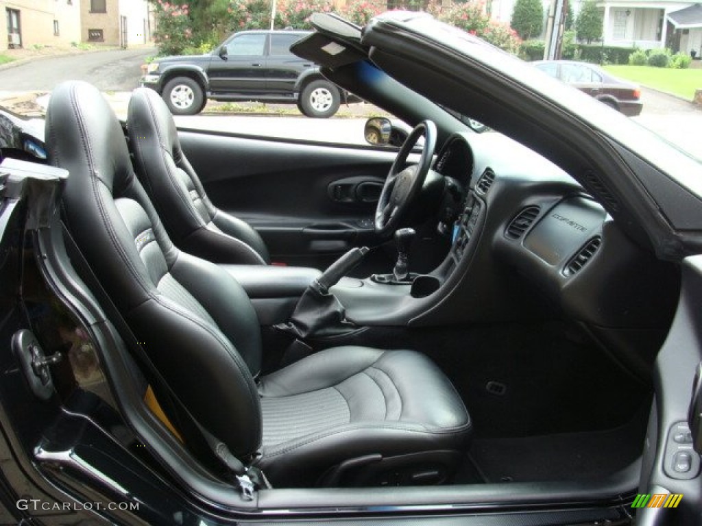 2004 Corvette Convertible - Black / Black photo #8