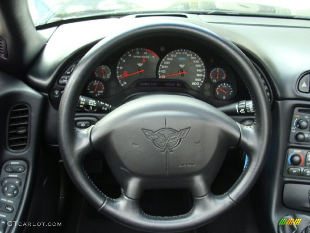 2004 Corvette Convertible - Black / Black photo #10