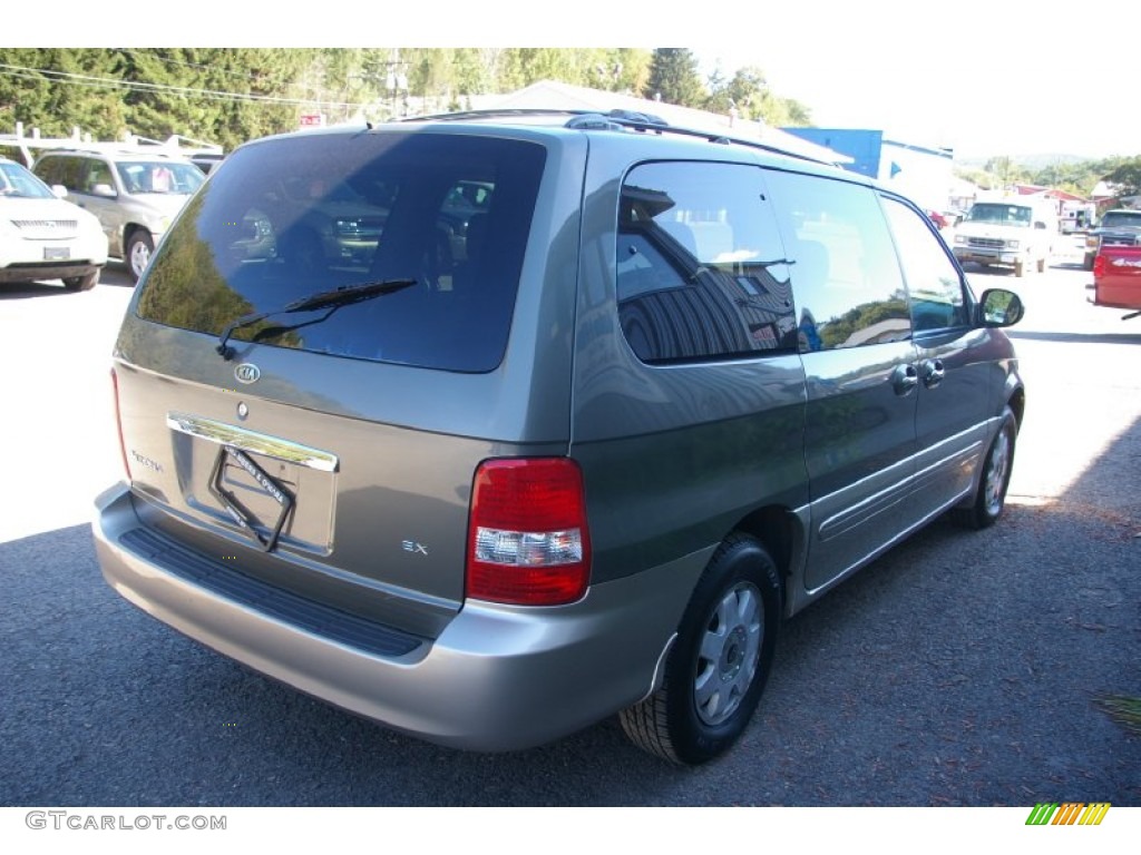 2003 Sedona EX - Dark Emerald Green / Beige photo #19