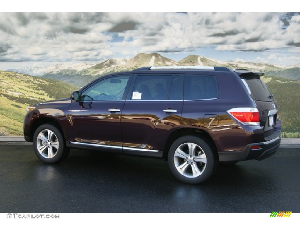 2012 Highlander Limited 4WD - Sizzling Crimson Mica / Sand Beige photo #3