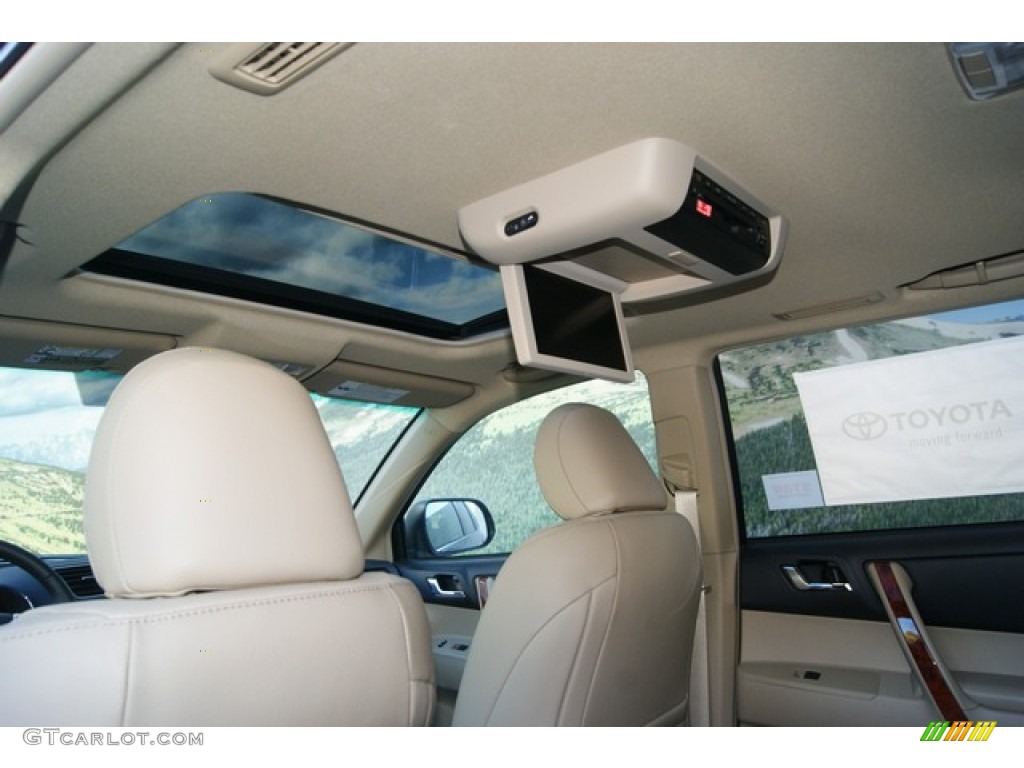 2012 Highlander Limited 4WD - Sizzling Crimson Mica / Sand Beige photo #9